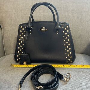 Coach Black Studded Women's Bag